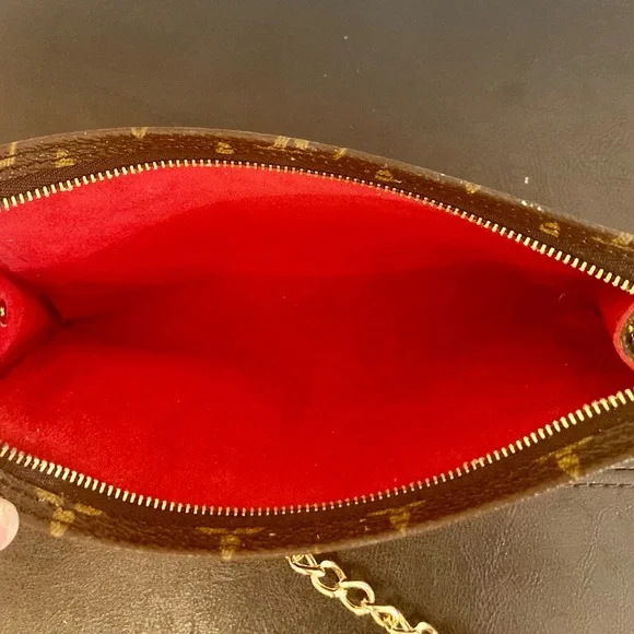 Authentic Louis Vuitton GM Bucket Cosmetic pouch crossbody bag
